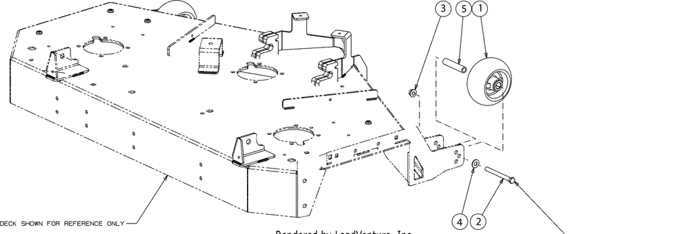 Deck Wheels Diagram and Parts List for Z-FORCESX48KW (17AIDGJB010)(2016) Cub Cadet Lawn Tractor